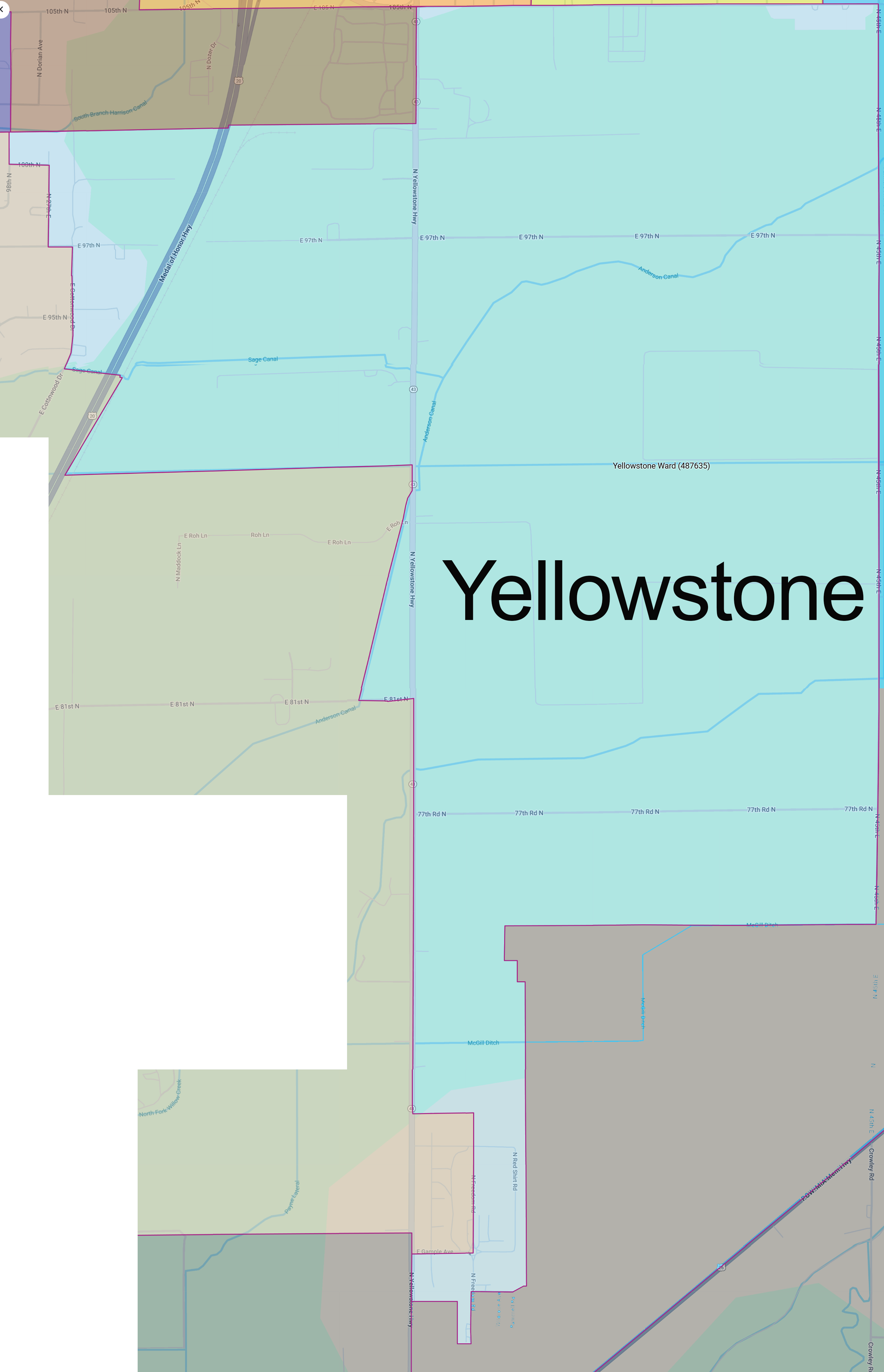 yellowstonewardmap